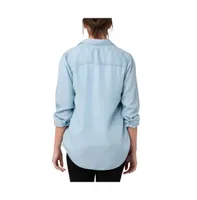 Ripe Maternity Bec Chambray Women Shirt Clean Fade