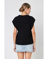 Women's Chunky Knit Sweater Vest