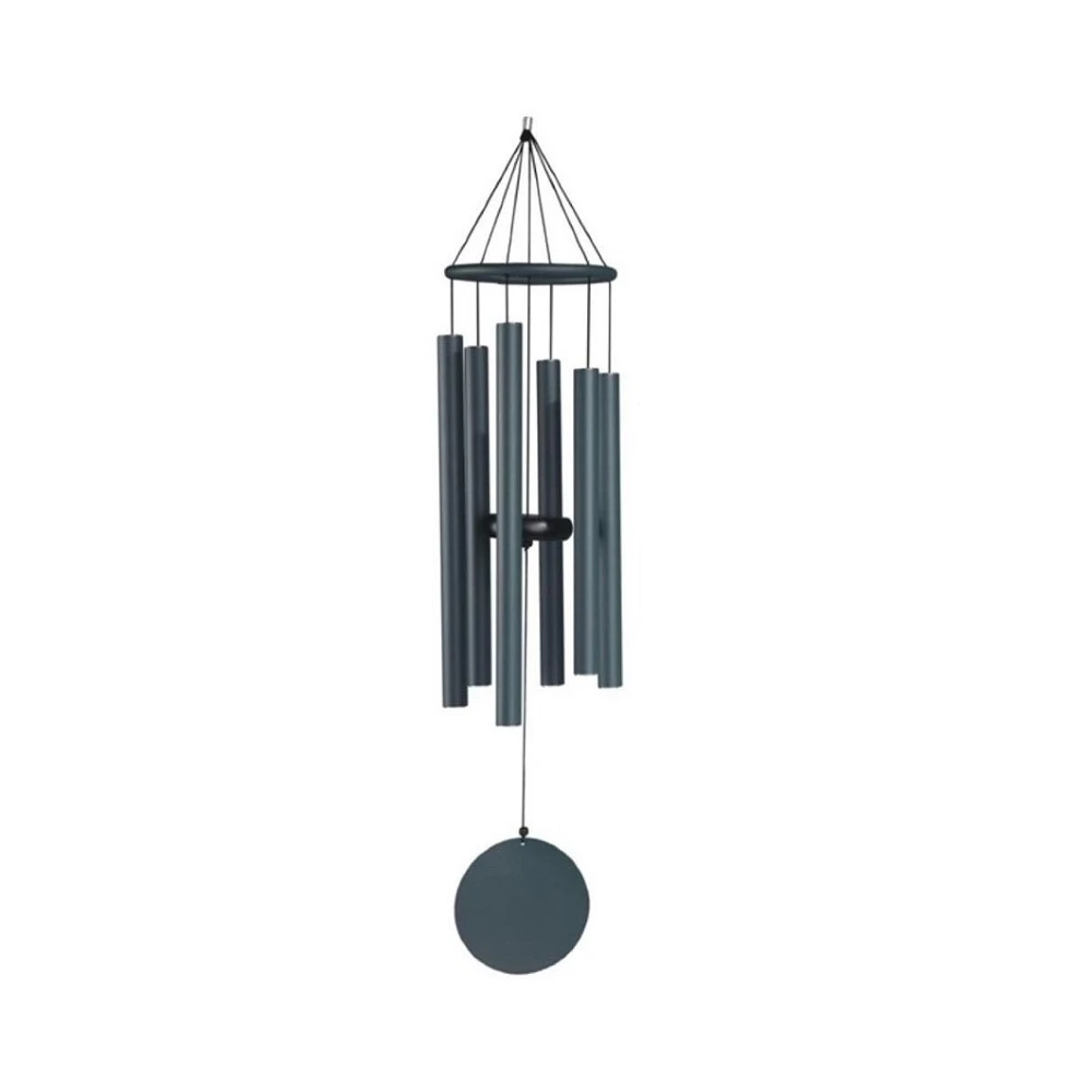 34" Long Black Traditional Tuned Wind Chime