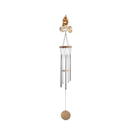 34" Long Wood Silhouette Mermaid Wind Chime