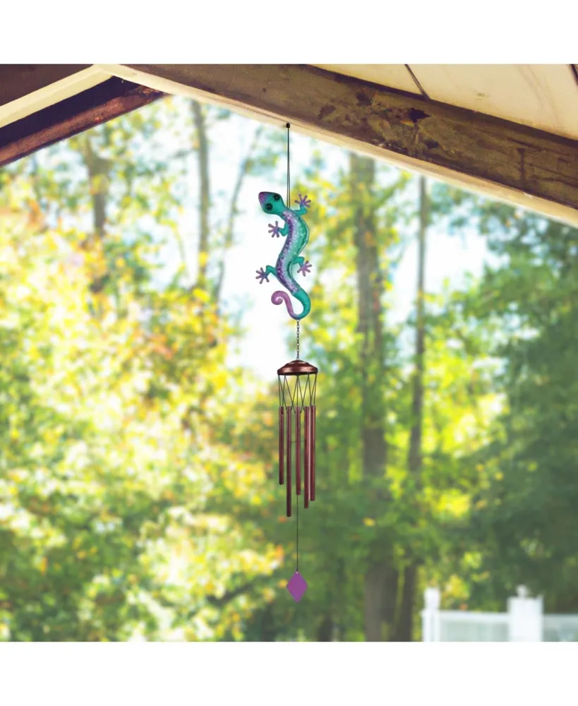 Fc Design 40" Long Green Lizard Wind Chime Home Decor Perfect Gift for House Warming, Holidays and Birthdays