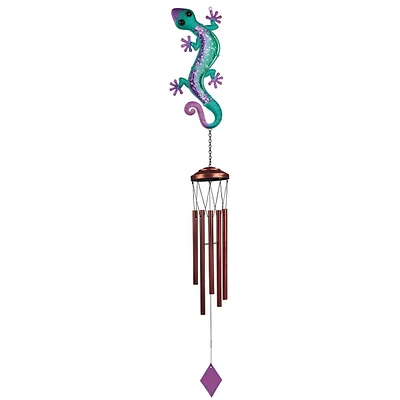 Fc Design 40" Long Green Lizard Wind Chime Home Decor Perfect Gift for House Warming, Holidays and Birthdays