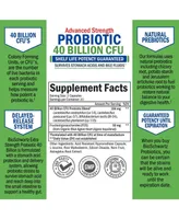 Daily Probiotic Supplement with 40 Billion Cfu - Gut Health Complex with Astragalus and Lactobacillus Acidophilus Probiotic for Women and Men