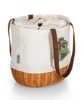 Harry Potter Slytherin Coronado Canvas and Willow Basket Tote