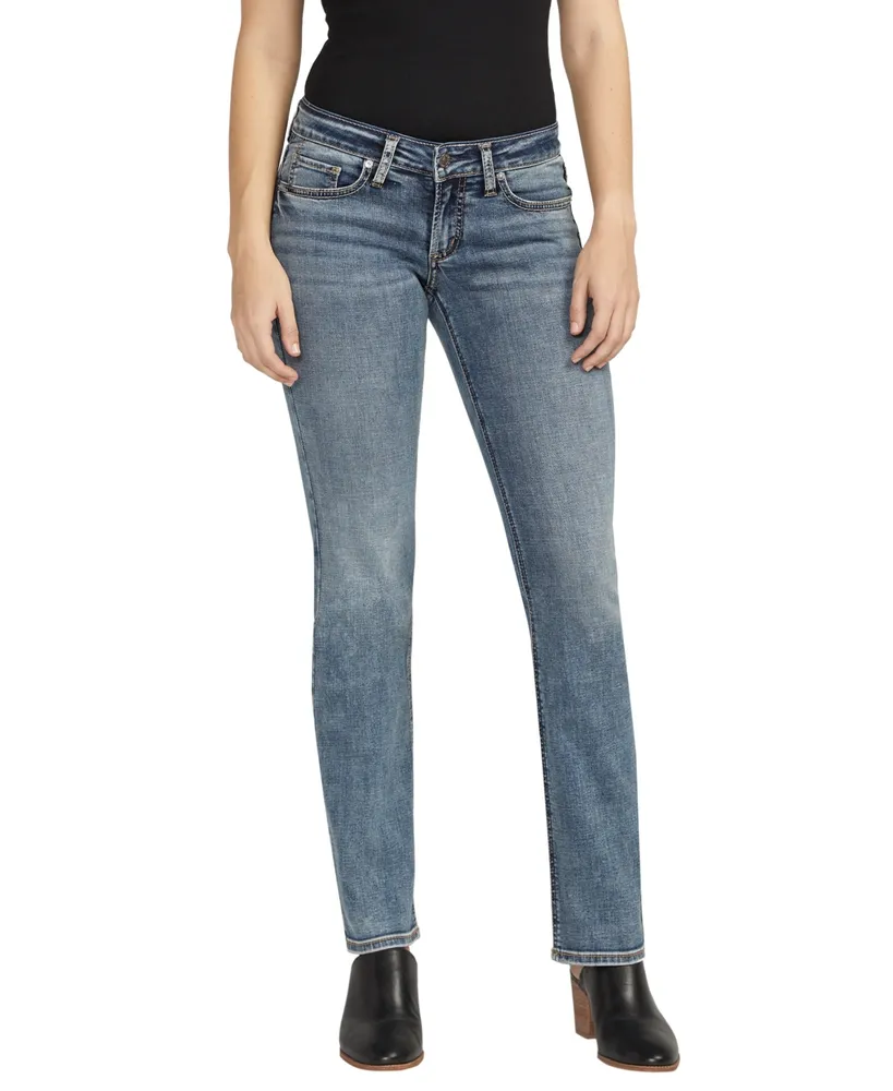 Silver Jeans Co. Women's Tuesday Low Rise Straight Leg
