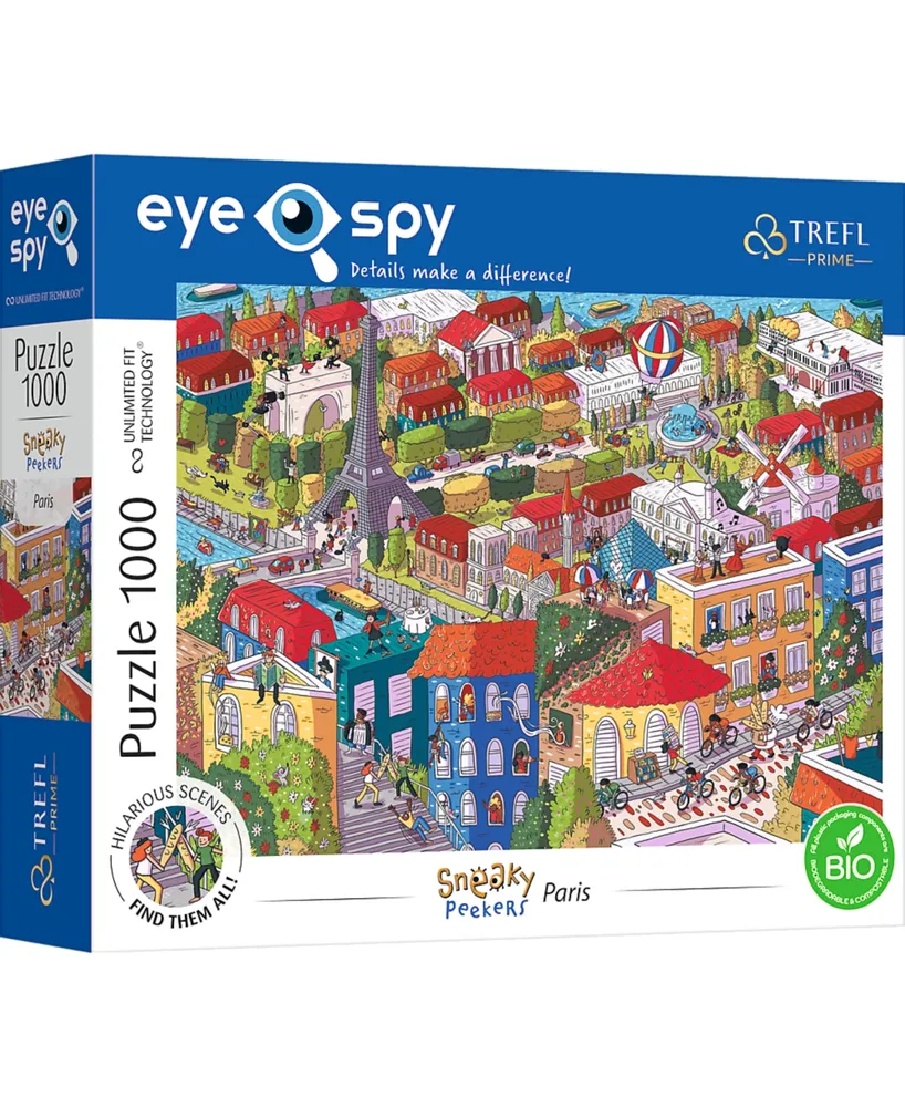 Trefl Prime Puzzles 1000 Piece Uft Eye Spy Sneaky Peaker's- Paris, France