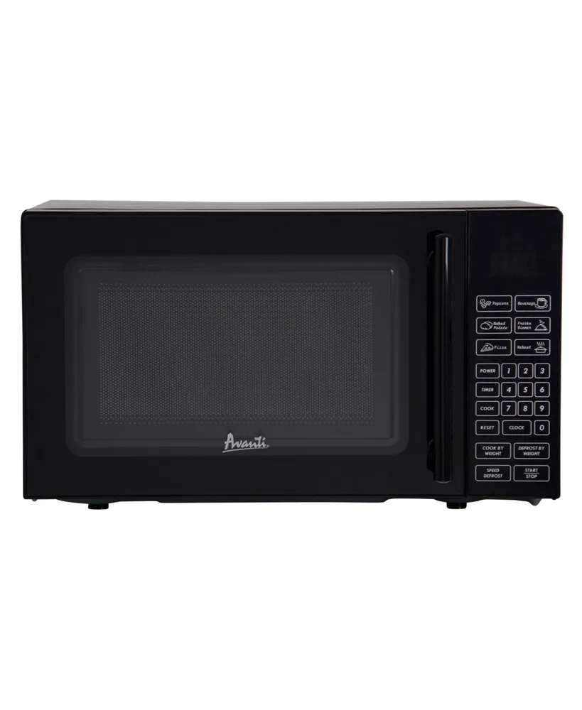 Avanti 0.8 Cu. Ft. Black Countertop Microwave