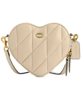 Coach Quilted Leather Heart Crossbody