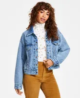 Levi's Women's Padded Cotton Long-Sleeve Trucker Jacket