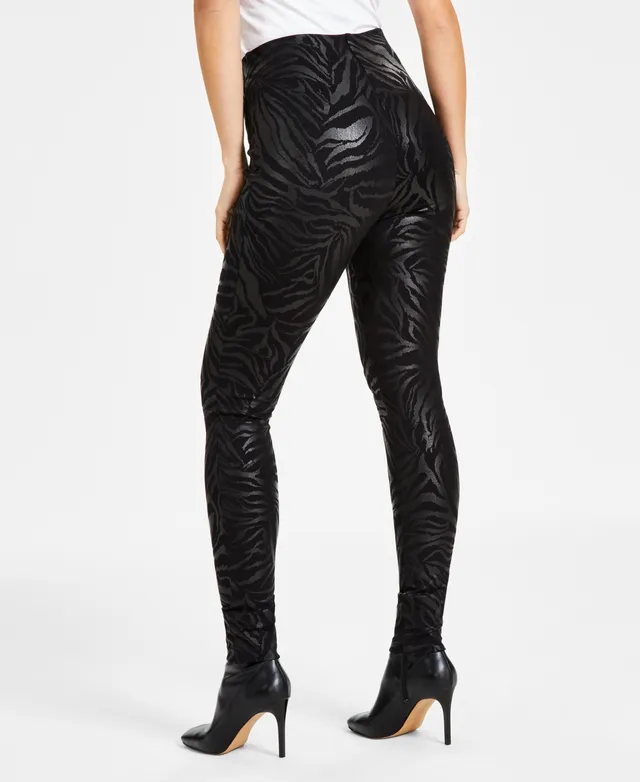 I.n.c. International Concepts Women's Zipper-Hem Ponte-Knit Skinny Pants,  Created for Macy's