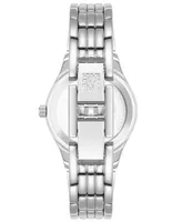 Anne Klein Women's Quartz Silver-Tone Alloy Bracelet Watch, 26mm - Silver