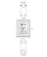 Anne Klein Women's Quartz White Ceramic Bracelet Watch, 19mm