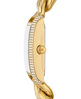 Michael Kors Women's Emery Three-Hand Gold-Tone Stainless Steel Watch 40 x 31mm