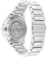 Calvin Klein Men's Automatic Silver Stainless Steel Bracelet Watch 44mm