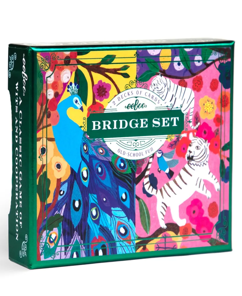 Eeboo Monika's Peacock Bridge Playing Card Set