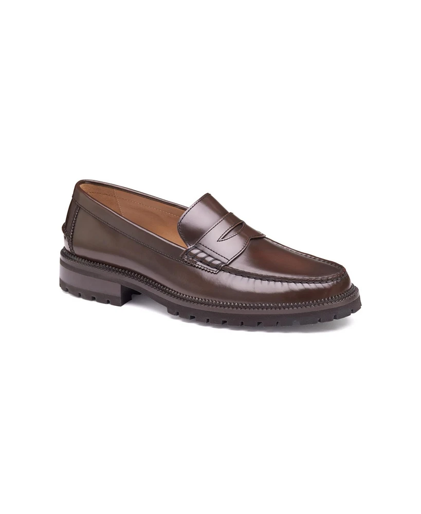 Johnston & Murphy Men's Donnell Leather Penny Loafers