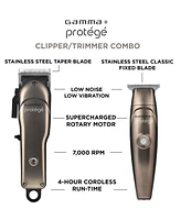 StyleCraft Professional Gamma+ Protege Professional Cordless Hair Clipper & Trimmer Combo