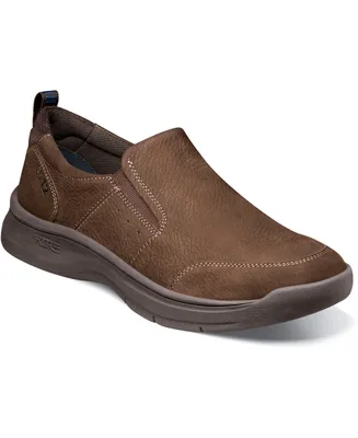 Nunn Bush Men's Mac Leather Moc Toe Slip-On Shoes