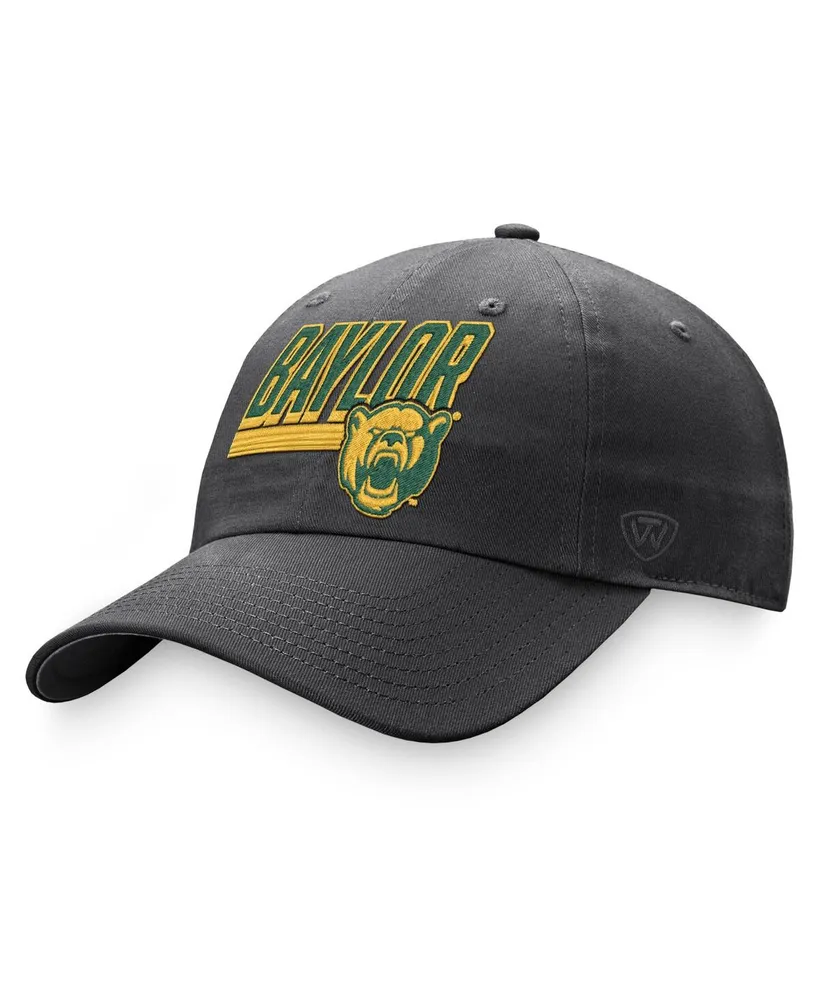 Men's Top of the World Charcoal Baylor Bears Slice Adjustable Hat