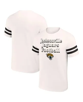 Men's Nfl x Darius Rucker Collection by Fanatics Cream Jacksonville Jaguars Vintage-Like T-shirt