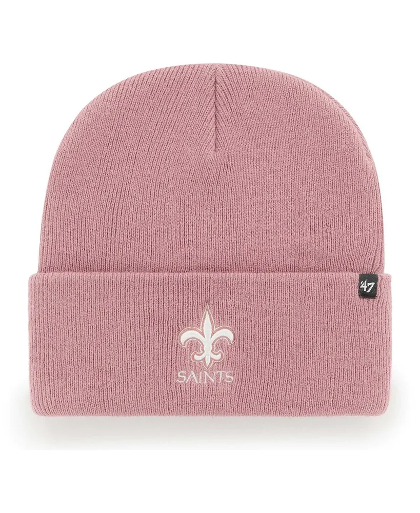 Women's '47 Brand Pink New Orleans Saints Haymaker Cuffed Knit Hat
