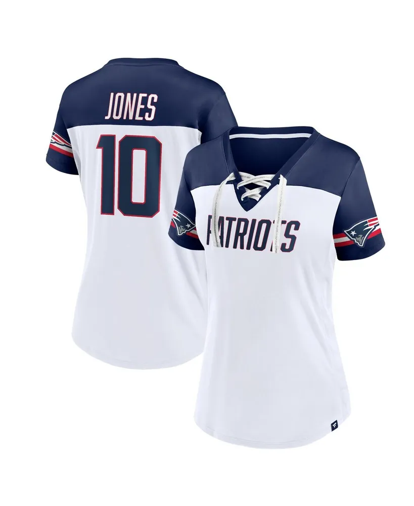 Mac Jones New England Patriots Fanatics Branded Player Icon T-Shirt - Navy