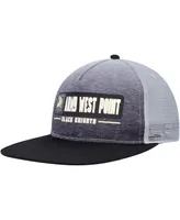 Men's Colosseum Black, Gray Army Black Knights Snapback Hat