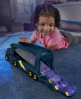 BatWheels Fisher-Price Dc Toy Hauler and Car, Bat-Big Rig with Ramp and Vehicle Storage - Multi