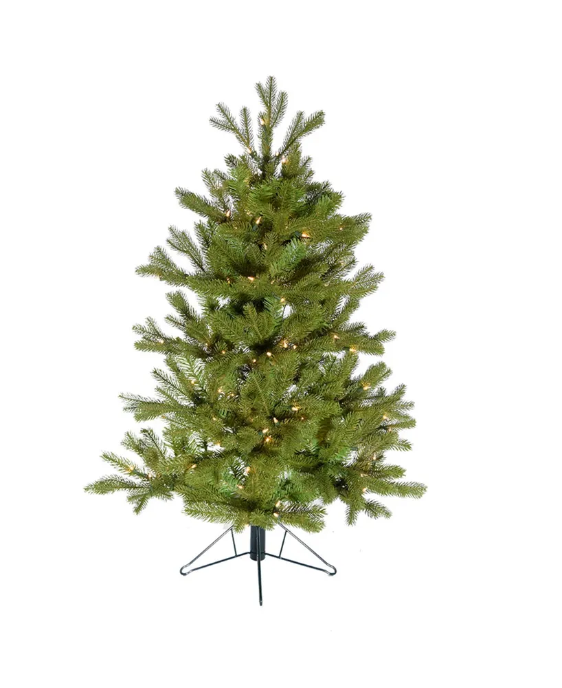 Kurt Adler 48" Pre-Lit Half Tree with Stand