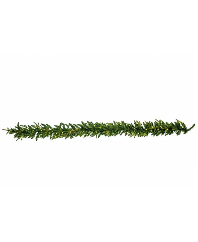 Kurt Adler 9' Pre-Lit Incandescent Grand Fir Garland