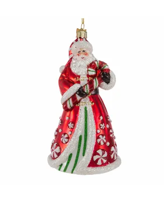 Kurt Adler 7" Bellisimo Santa with Peppermint Candy