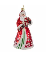 Kurt Adler 7" Bellisimo Santa with Peppermint Candy