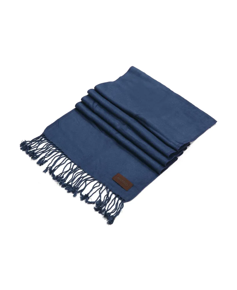 Women's Solid Fringed 100% Cotton Scarf