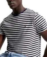 Tommy Hilfiger Men's Th Flex Slim-Fit Striped T-Shirt