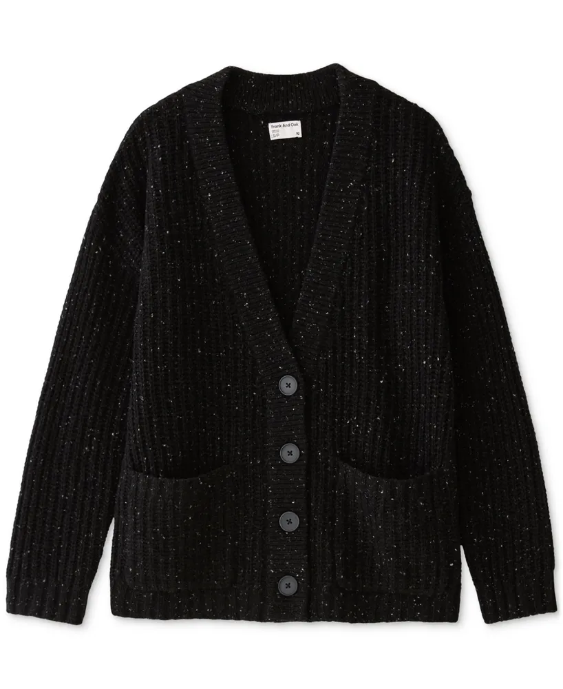 Frank And Oak Women's Donegal Button-Front Cardigan