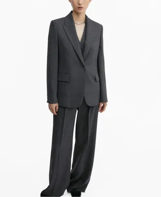 Mango Women's Structured Suit Blazer