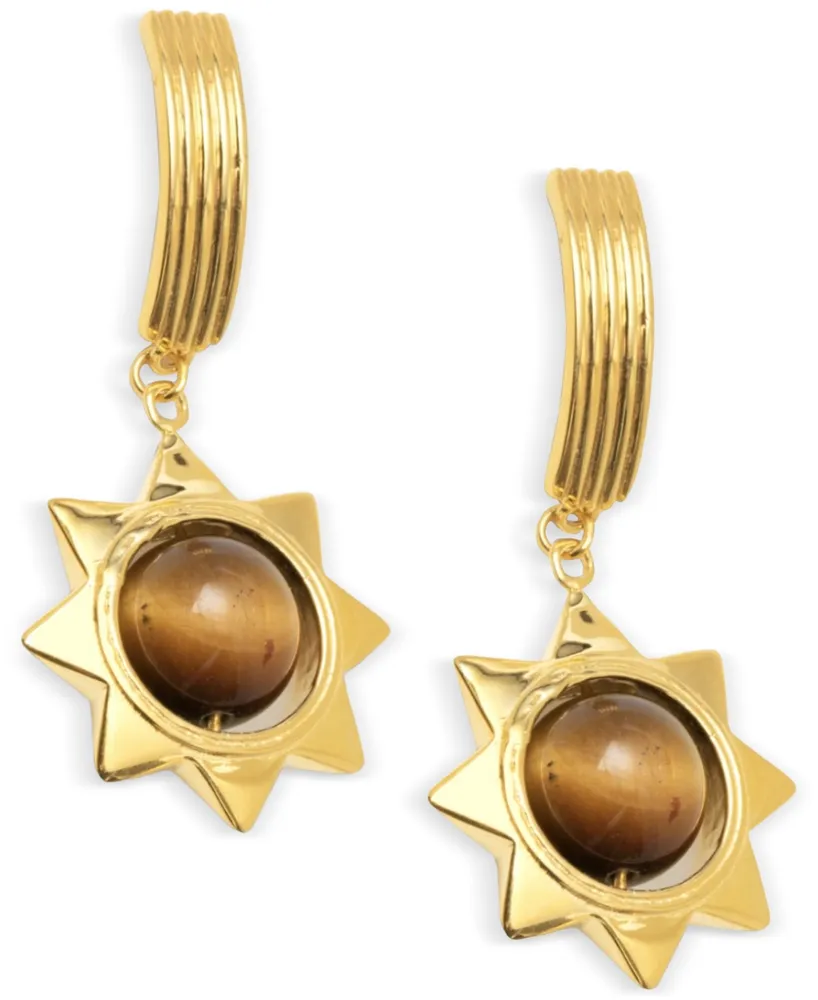 Nectar Nectar New York 18k Gold-Plated Matahari Sunny Drop Earrings