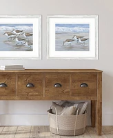 Sandpipers Framed Art, Set of 2