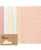 KeaBabies Kids 6pk Shea Baby Burp Cloths for Organic Burping Newborn