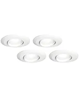 5"/6" White Gimbal Retrofit Led Eyeball 4-Pack - Tesler