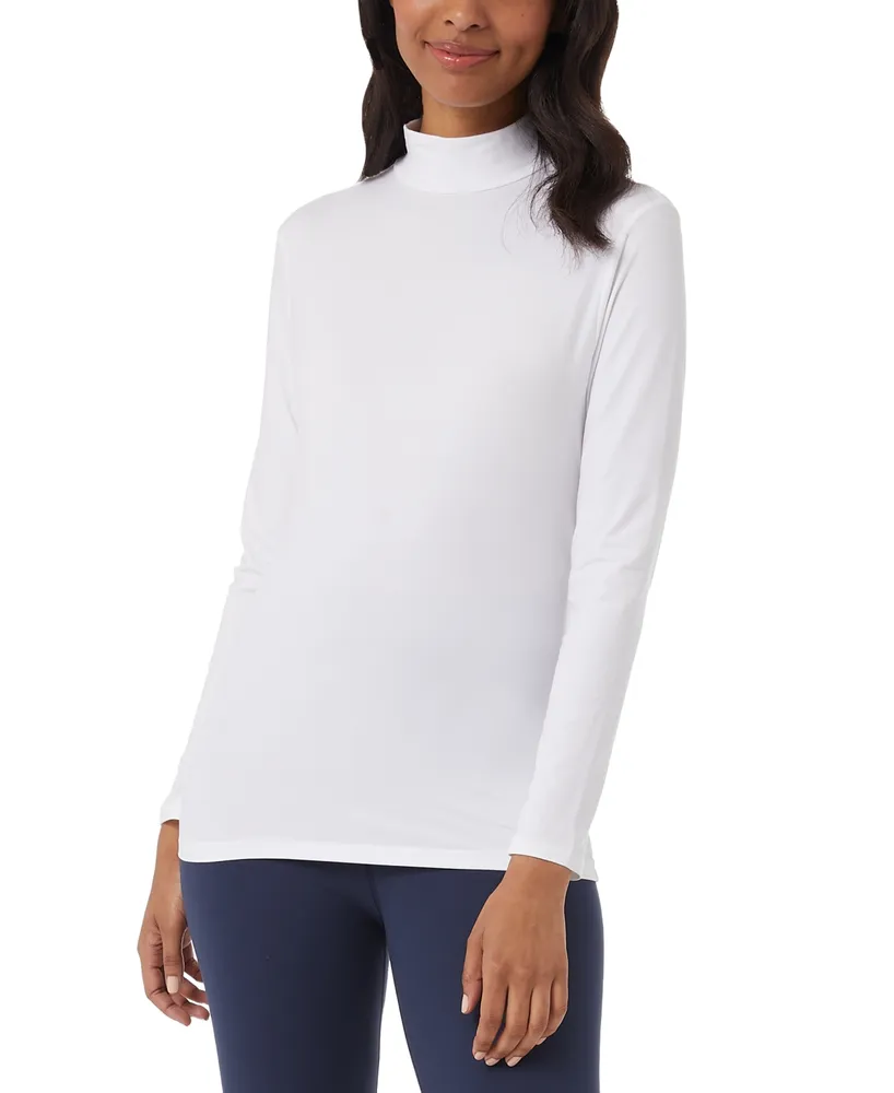 32 Degrees Women's Mock-Neck Long-Sleeve Top