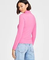 On 34th Women's Modal Long Sleeve Turtleneck, Created for Macy's