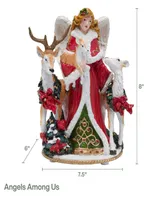 Fitz and Floyd Holiday Musical Angels Among Us Figurine , 7.5-in