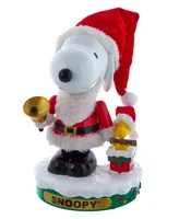 Kurt Adler 10" Battery-Operated Musical Santa Snoopy Nutcracker