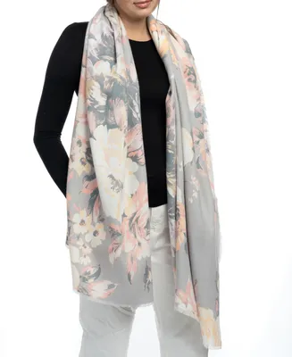 Vince Camuto Fall Blooms Super Soft Scarf