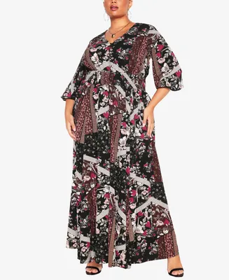 City Chic Women's Piper Maxi Dress