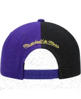 Men's Mitchell & Ness Purple Los Angeles Lakers Hardwood Classics Retroline Snapback Hat