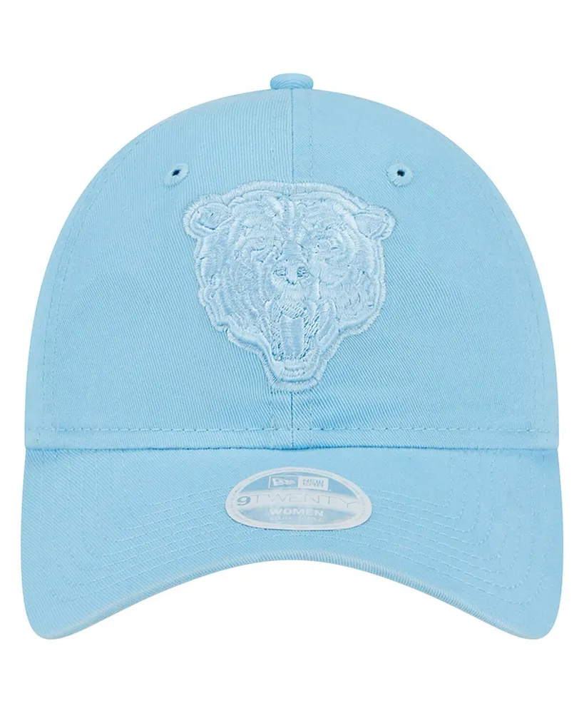 Women's New Era Light Blue Chicago Bears Color Pack Brights 9TWENTY Adjustable Hat