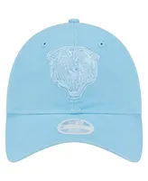 Women's New Era Light Blue Chicago Bears Color Pack Brights 9TWENTY Adjustable Hat