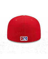 Men's New Era White, Red Tulsa Drillers Marvel x Minor League 59FIFTY Fitted Hat